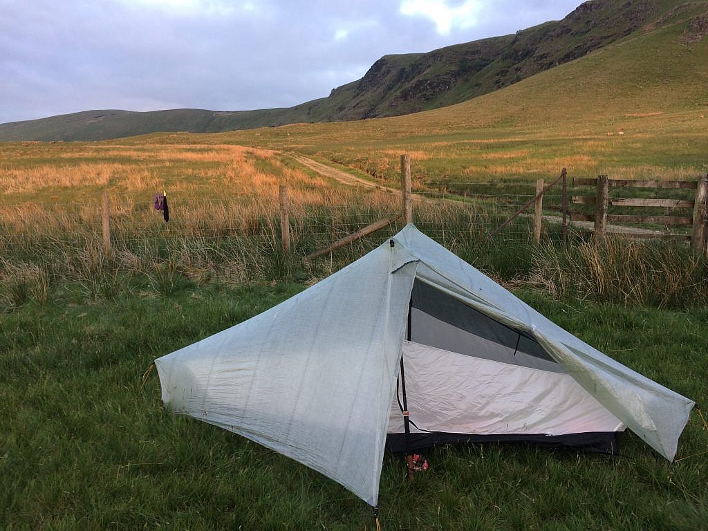 The "alicoop," a Tarptent Notch Li built for one.