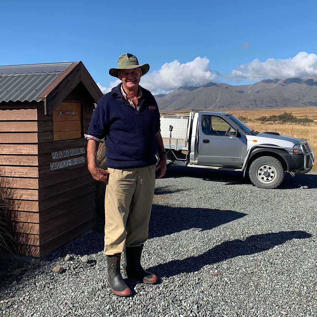Pa Harmer had an easy smile and was happy to ensure I had the food i needed to get to Tekapo. 